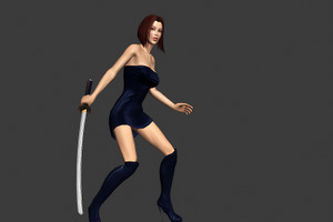 3DFoin - Female Ninja