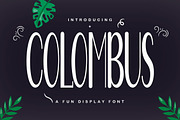 Columbus, a Script Font by Strong.co (Thumbnail 1 of 5)
