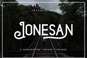 Jonesan | Display Vintage Font, a Sans Serif Font by MustofaCreative (Thumbnail 1 of 5)