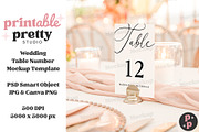 Verona Sunset Table Number Mockup, a Product Mockup by Printable Pretty Studio (Thumbnail 6 of 10)