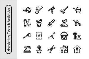 Gardening Tools and activities Thick