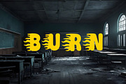 Fire Blaze - Flame Font, a Font by Fourteen Letter (Thumbnail 7 of 9)