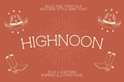 High Noon Font | Western Style Font, a Serif Font by CactusGroveBranding (Thumbnail 1 of 4)