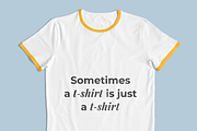 Customizable T-Shirt Mockups Pack, a Shirt Mockup by BULBFISH (Thumbnail 9 of 13)