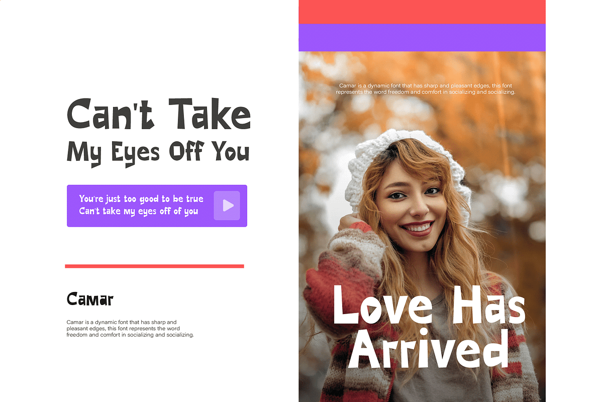 Camar Font, a Sans Serif Font by Phoenix Dungeon (Photo 4 of 9)