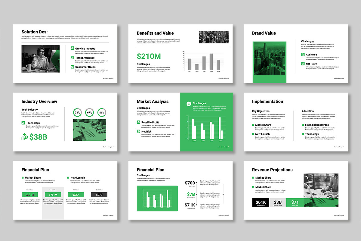 Business Proposal Presentation, a Presentation Template by Mighty-Slide (Photo 3 of 5)