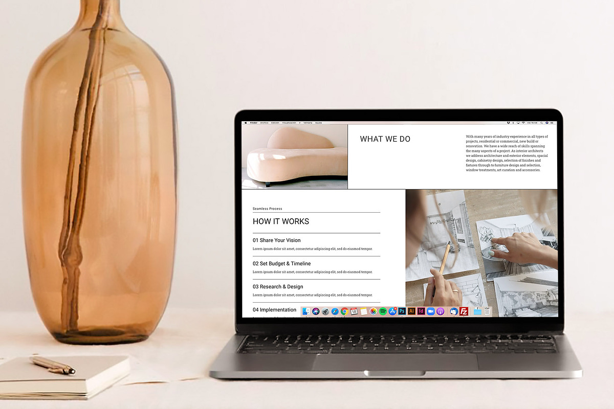 Elementor Template Services Page, a Landing Page Template by Eva Cogollos Studio (Photo 6 of 6)