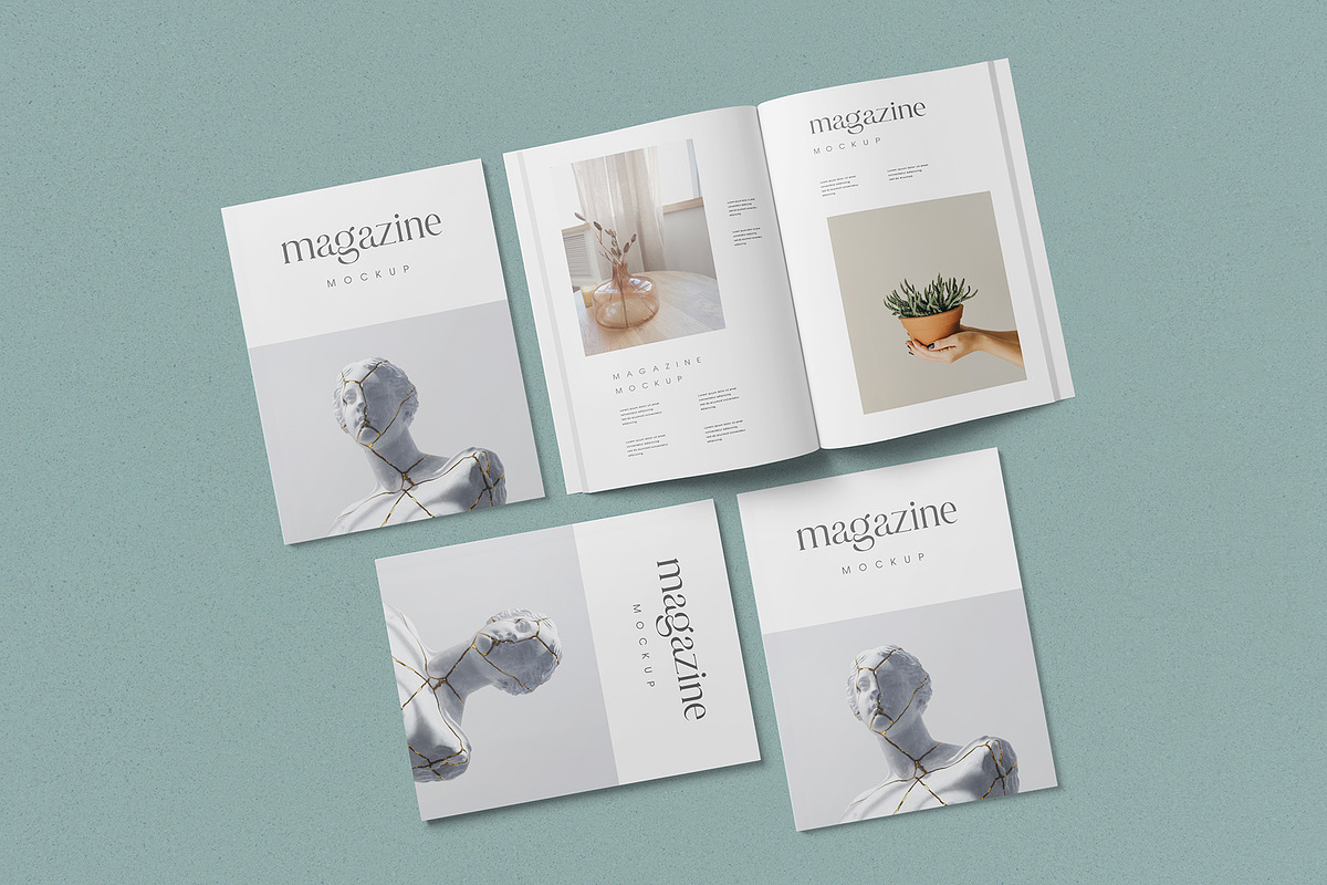Magazine Mockup, a Product Mockup by ZippyPixels (Photo 5 of 6)