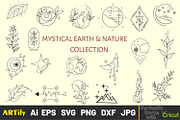 Earth Mystical Celestial Tattoo Idea, an Object Illustration by ARTify Illustrations (Thumbnail 1 of 5)