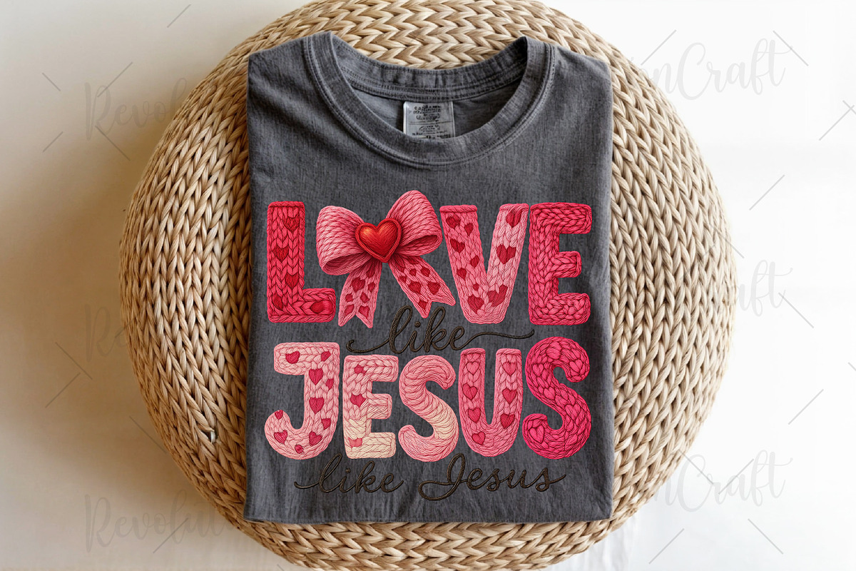 Faux Crochet Valentines Christian Pn, an Illustration by OK Design (Photo 3 of 6)
