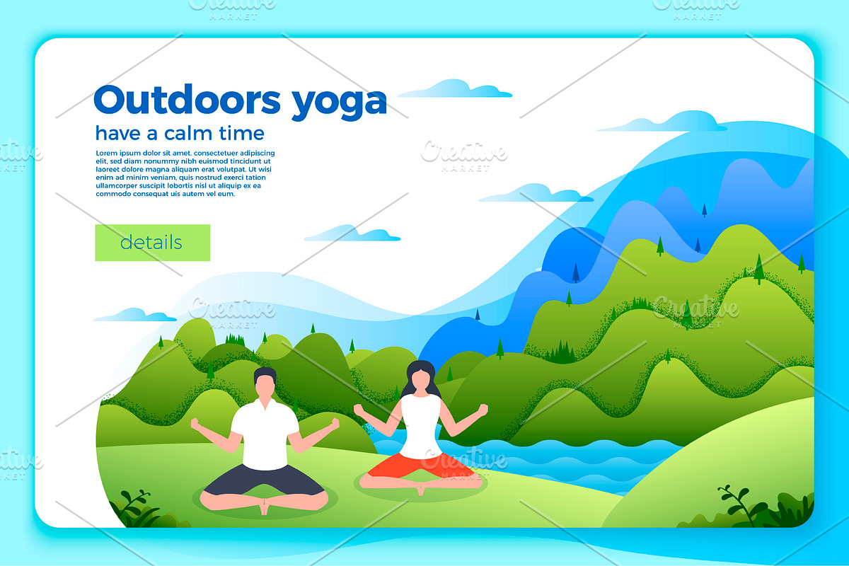 Summer Web Set, Sites and Banners, a Healthcare Illustration by Tashal (Photo 5 of 6)
