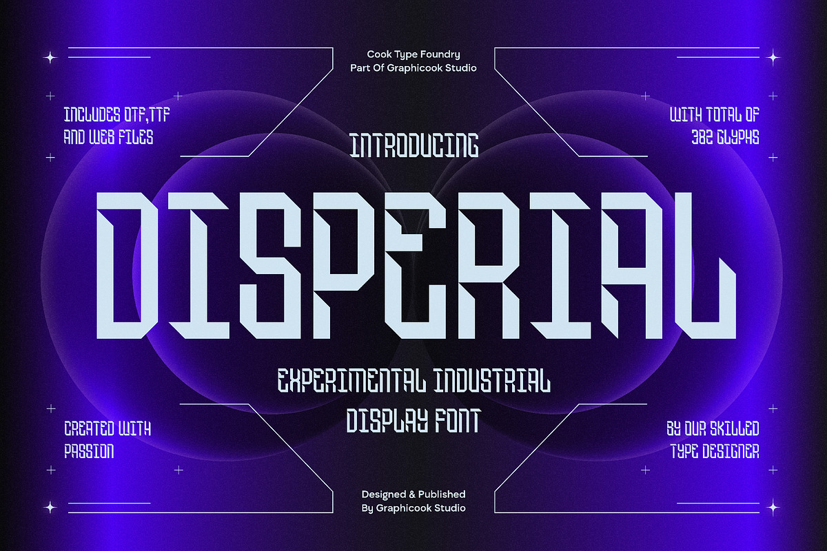 Disperial, a Sans Serif Font by graphicook (Photo 1 of 10)