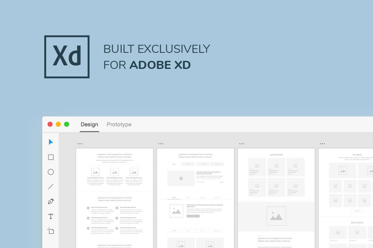 Optimum Wireframe Kit - Desktop, a Wireframe Template by Kevin H. Design (Photo 3 of 7)