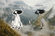 People Series BUNDLE: All 5 in 1, a Person Illustration by Veyla (Thumbnail 9 of 52)