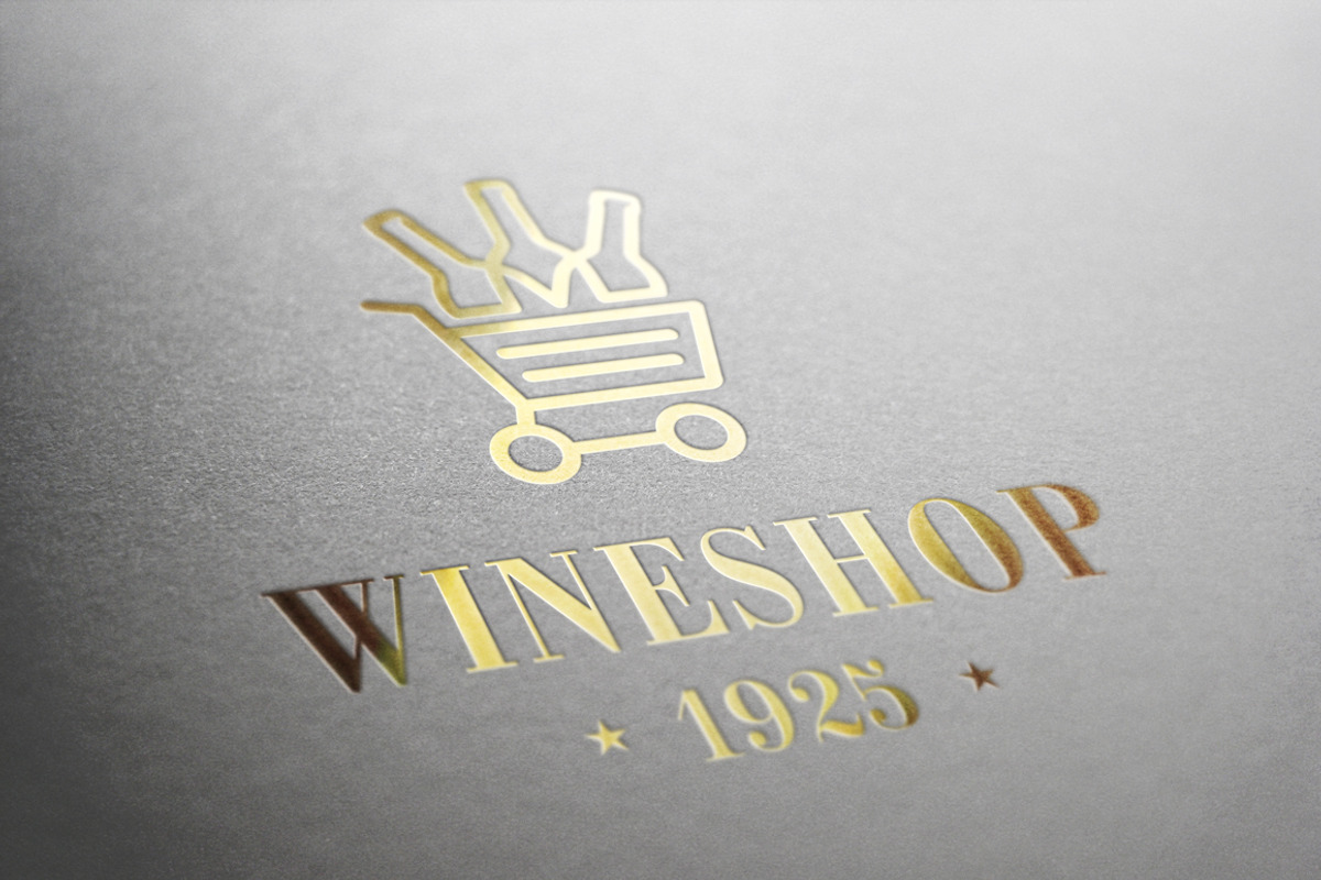 Wine Shop Logo, a Branding & Logo Template by Chuhe86 (Photo 3 of 3)