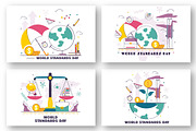 10 World Standards Day Illustration, a Finance Illustration by denayunebgt (Thumbnail 2 of 4)