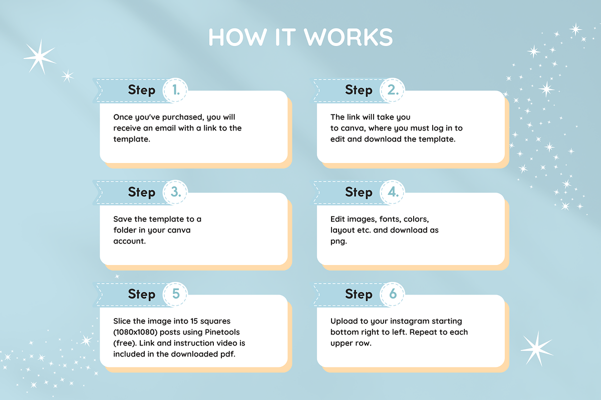 Blue Instagram Puzzle, a Social Media Template by SunshineStudioBoutique (Photo 9 of 9)