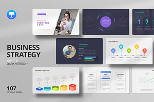 Business Strategy Keynote Template, a Presentation Template by Design Vault