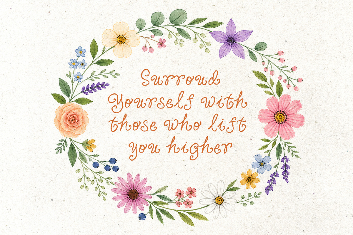 Curly Blush Cute Curly Script, a Handwritten Font by Littlehand (Photo 7 of 9)