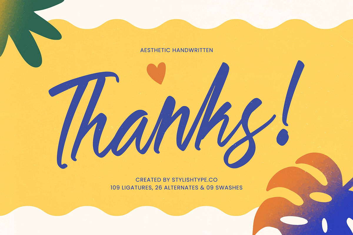 Danishy Aesthetic Handwritten Font, a Script Font by stylishtype.co (Photo 20 of 20)