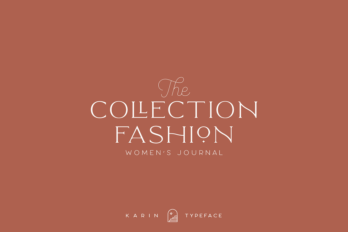 Elegant Karin - Stylish Typeface, a Serif Font by Kaligra.co (Photo 14 of 28)