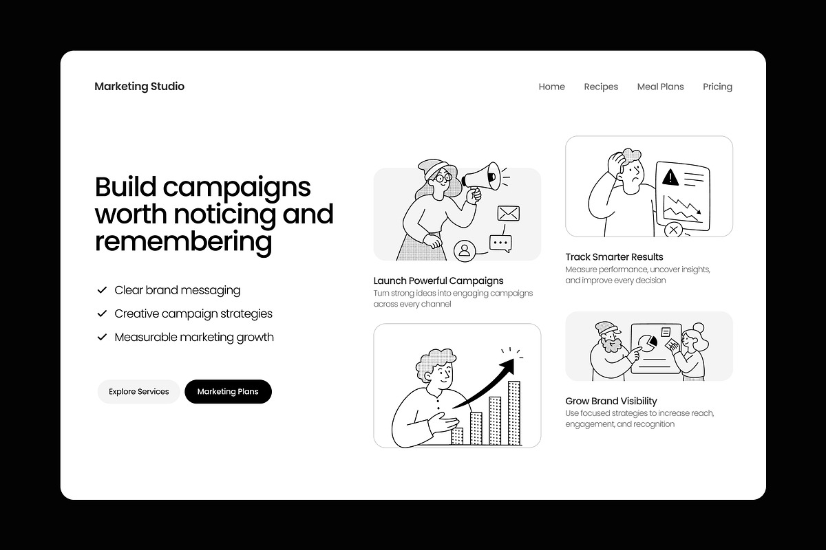 75 Marketing Illustrations, a Finance Illustration by Prosymbols (Photo 4 of 12)