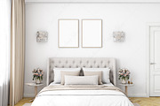Frame Mockup Bedroom, a Poster Template by Mockup Shop (Thumbnail 2 of 2)