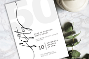 50th BIRTHDAY PARTY INVITATION CARD, an Invitation Template by TheSimplySereneShop (Thumbnail 10 of 10)