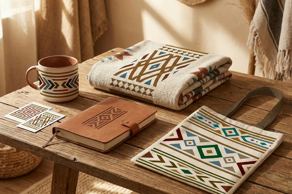 Pattern Ethnic Geometric Border, a Pattern Graphic by Saba Vector (Photo 3 of 3)