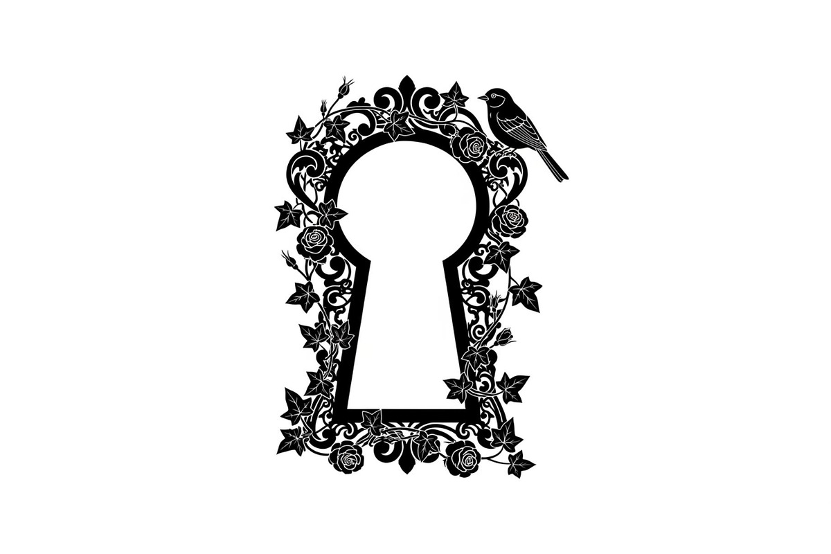 Floral Keyhole Frame SVG Bundle, an Illustration by Designs_River (Photo 21 of 31)