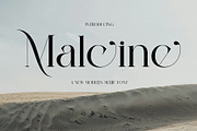 Malcine Modern Serif Typeface, a Serif Font by Alfinart (Thumbnail 1 of 10)