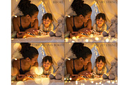 Gold bokeh photoshop overlays, an Object Graphic by Paper Farms (Thumbnail 3 of 6)