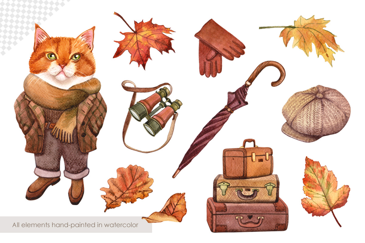 The Vintage Traveler, a Seasonal Illustration by Olha Urdeichuk (Photo 2 of 5)