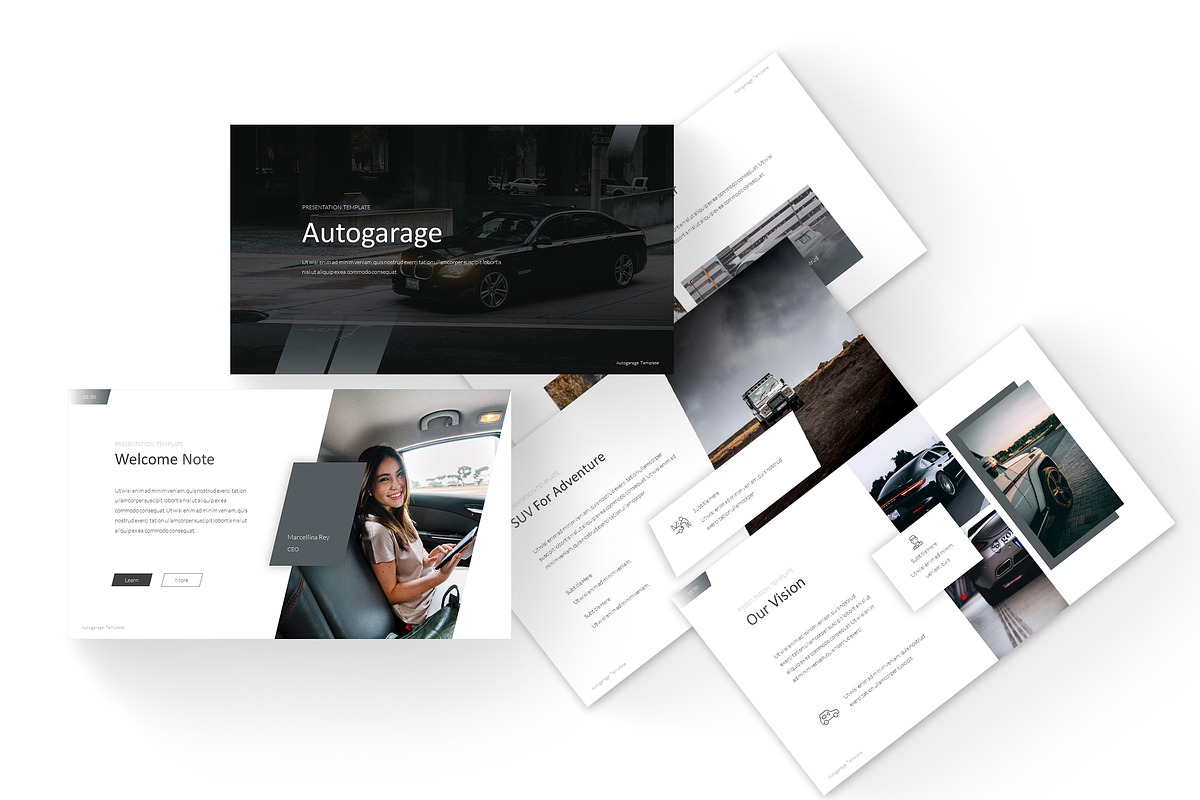 Autogarage - Powerpoint Template, a Presentation Template by kylyman ...