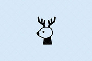 Minimalist Deer Animal Icon, an Animal Illustration by Vectorium Studio (Thumbnail 1 of 4)