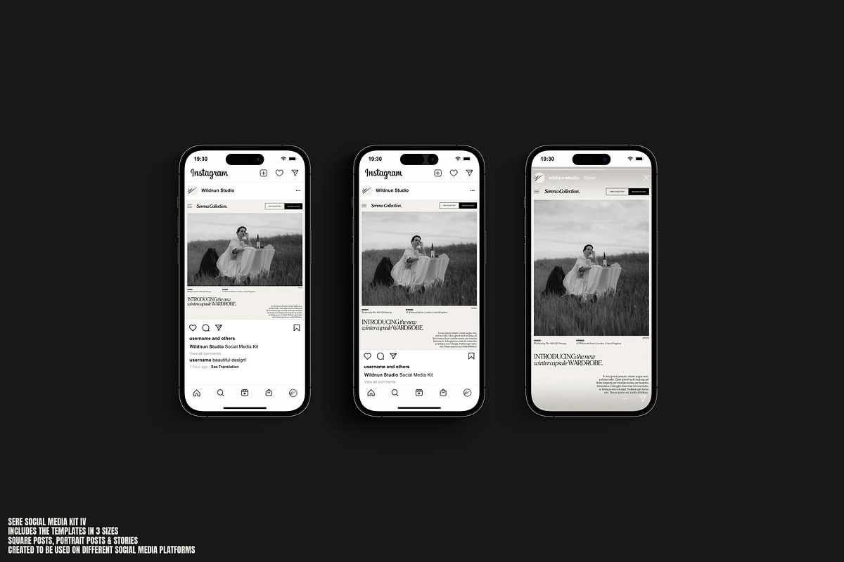 SERE / Social Media Kit (IV), a Social Media Template by Wildnun Studio (Photo 4 of 23)