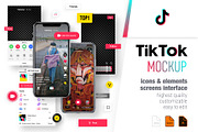 Tik Tok Mockup, a Social Media Template by karnofff (Thumbnail 1 of 8)