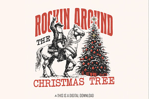 Rockin Around the Christmas Tree, an Illustration by SharpMarketplace
