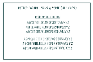 Better Caramel // Font Trio