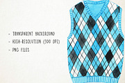 Watercolor Clothes Clipart, Fashion, an Object Graphic by Paulaparaula (Thumbnail 3 of 3)