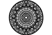 Intricate Black Mandala Circle, a Decorative Illustration by Designer_Momina (Thumbnail 9 of 20)