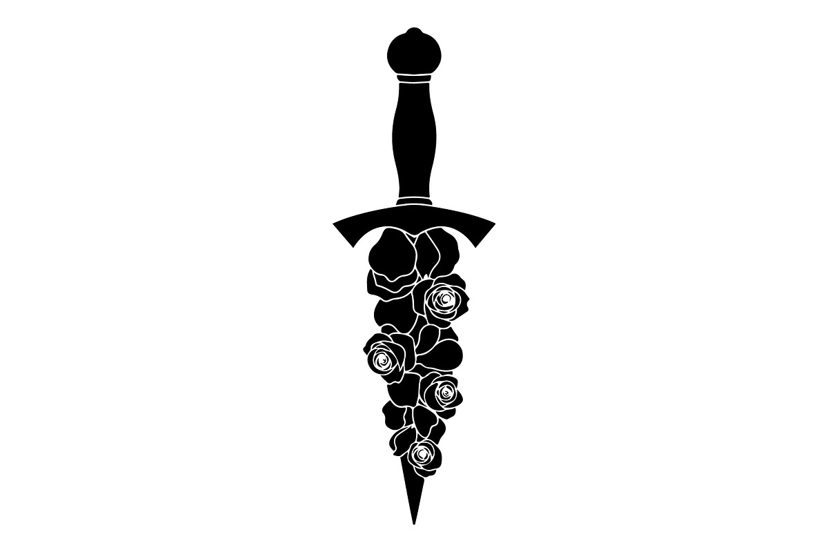 Ornamental Dagger Silhouette Bundle, an Object Illustration by Gaye Art (Photo 7 of 31)