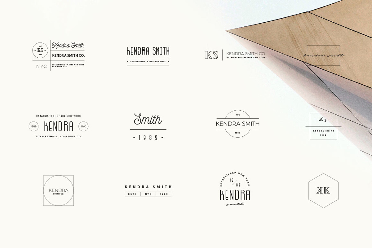 50 Branding Fashion Minimal Logos, a Branding & Logo Template by Graphicdome (Photo 3 of 11)