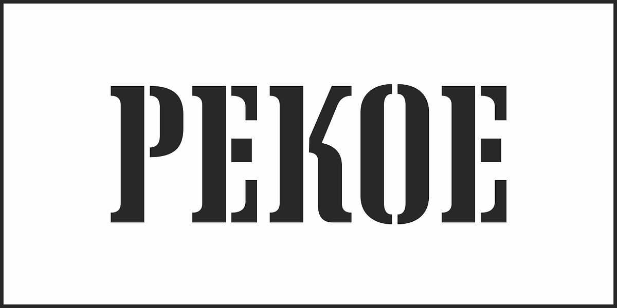 Pekoe JNL, a Font by Jeff Levine Fonts (Photo 2 of 5)