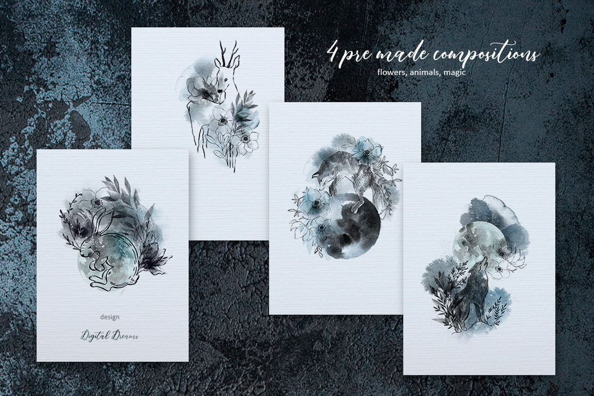 fhases MOON; zodiac constellations, an Object Graphic by DigitalDream (Photo 8 of 12)