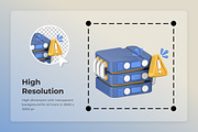 Empty State 3D Icon Pack, a Work Illustration by twinstd (Thumbnail 3 of 7)