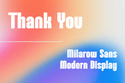 Milarow - Modern Display Sans Serif, a Sans Serif Font by TypeLogue (Thumbnail 5 of 5)