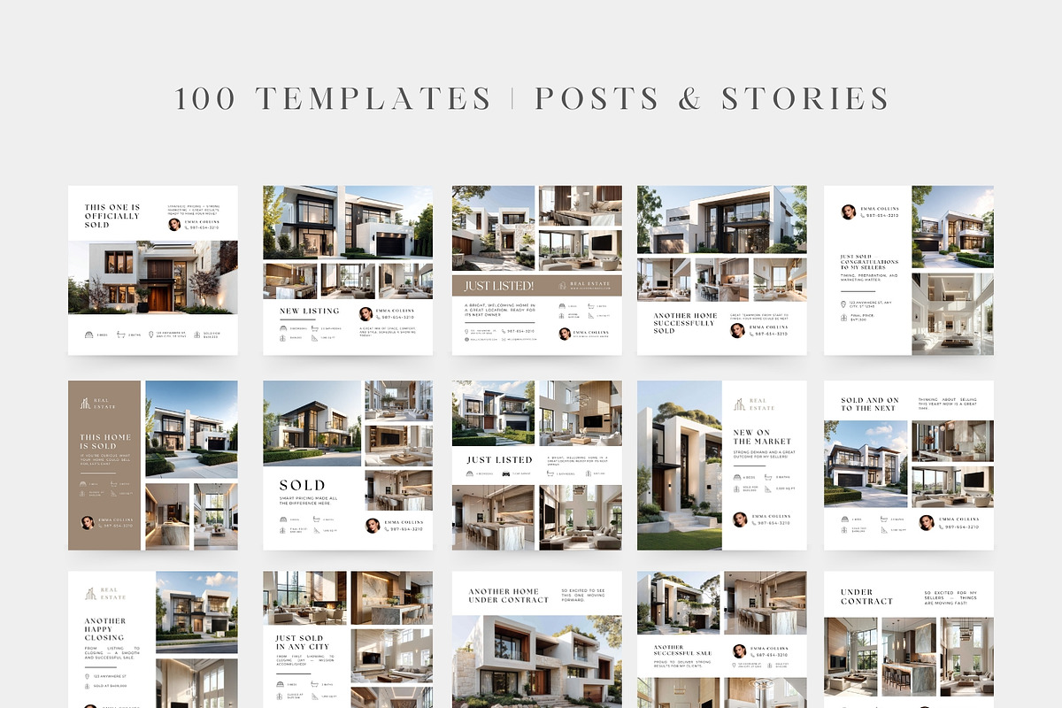 Real Estate Instagram Content Kit, a Social Media Template by Instprofi | Studio Estimo (Photo 19 of 37)