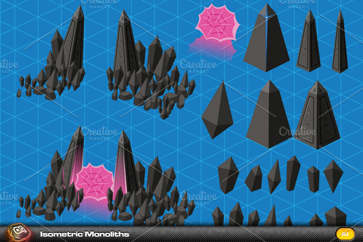 Monolith Isometric Elements