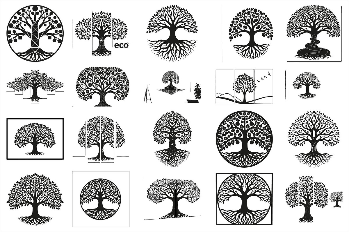 abstract Tree of Life roots, an Illustration by Amazin_art (Photo 1 of 22)